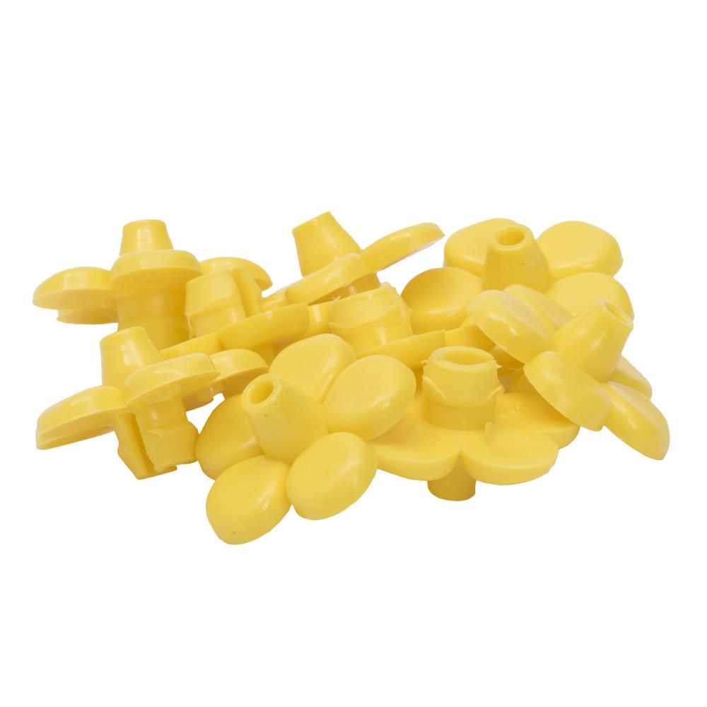 Perky Pet Hummingbird Feeder Yellow Replacement Flowers 9 Count
