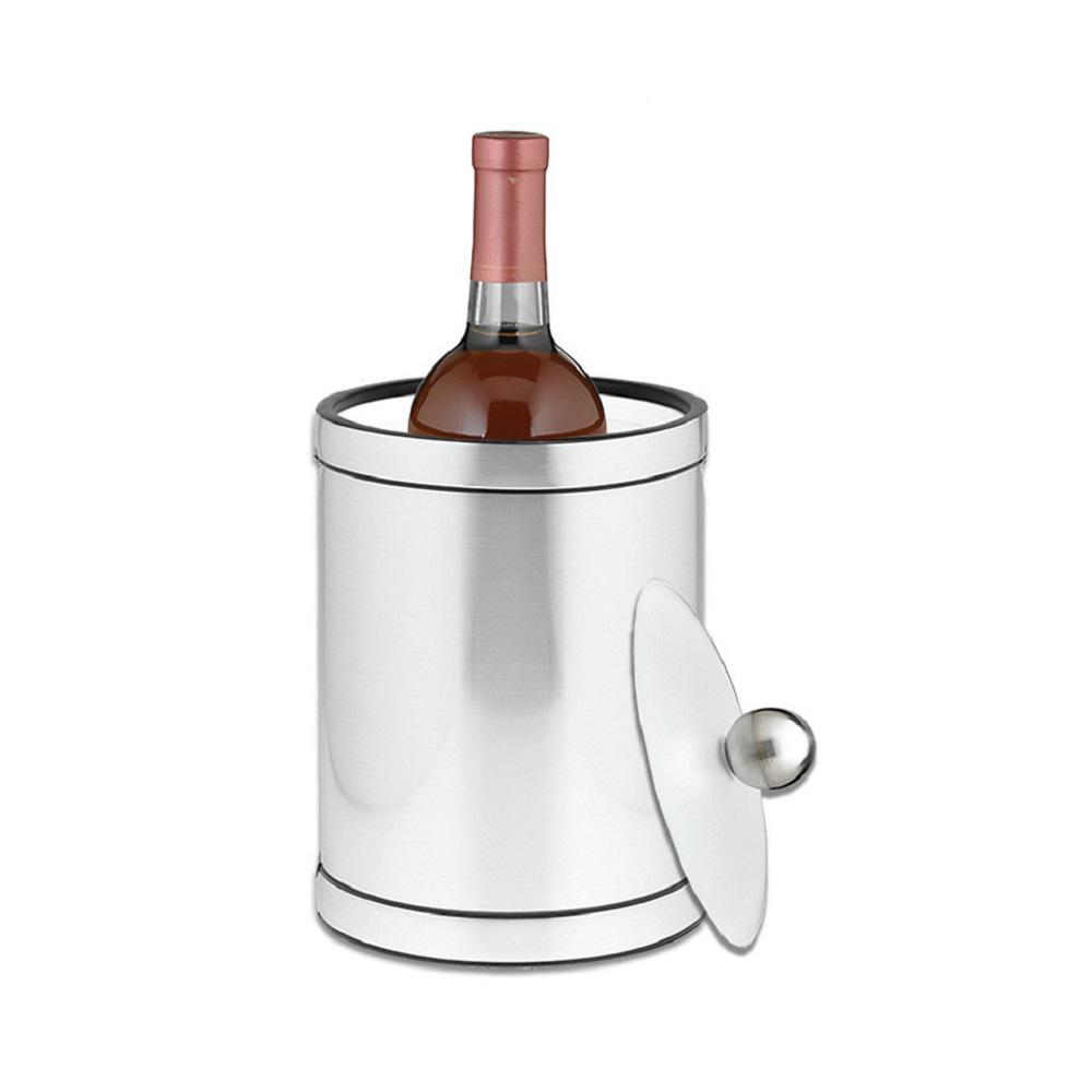 Kraftware Mylar 2 Qt. Polished Chrome Tall Ice Bucket 75856 The Home