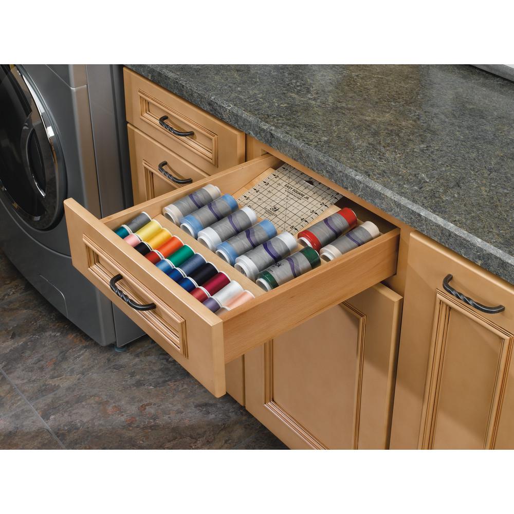 Rev A Shelf 1 5 In H X 16 In W X 19 75 In D Large Wood Spice