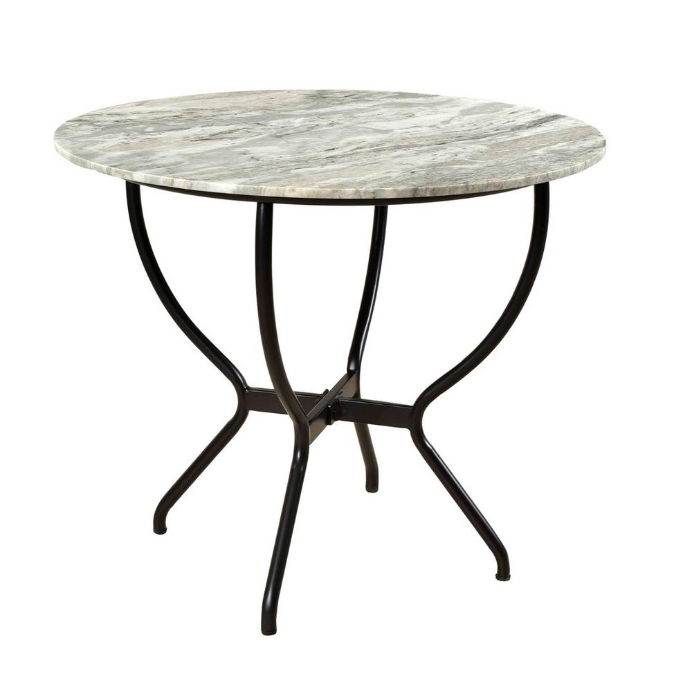 Round Marble Kitchen Dining Tables Kitchen Dining Room Furniture The Home Depot