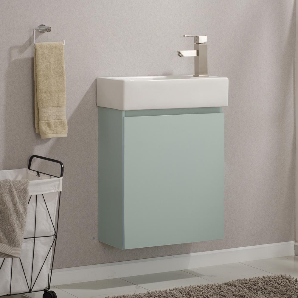 Design Element Breeze 20 In W X 10 In D Bath Vanity In Mint