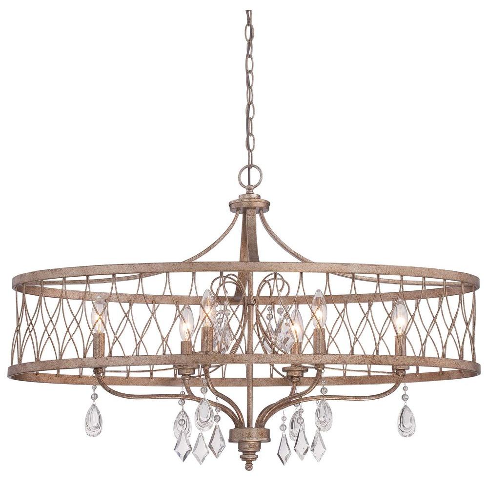 Minka Lavery West Liberty 6Light Olympus Gold Island Light4407581