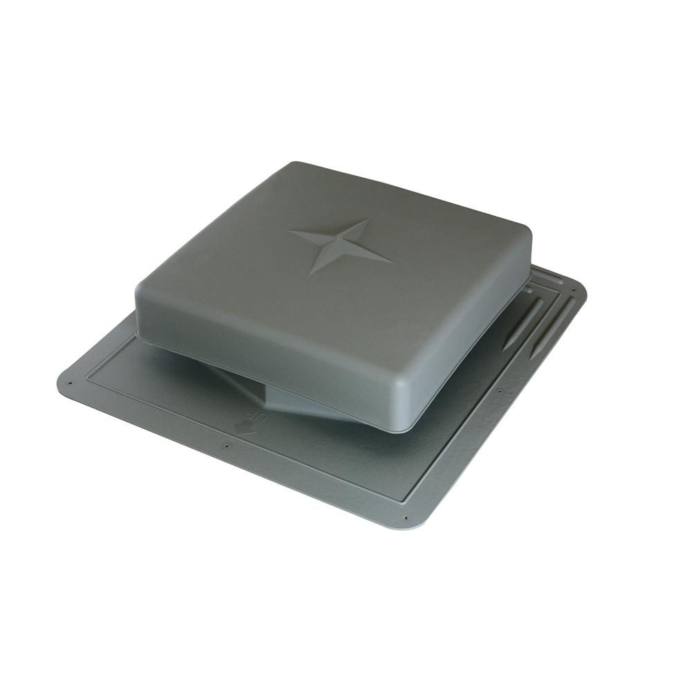 Air Hawk 61 sq. in. NFA Plastic SquareTop Roof Louver Static Roof Vent