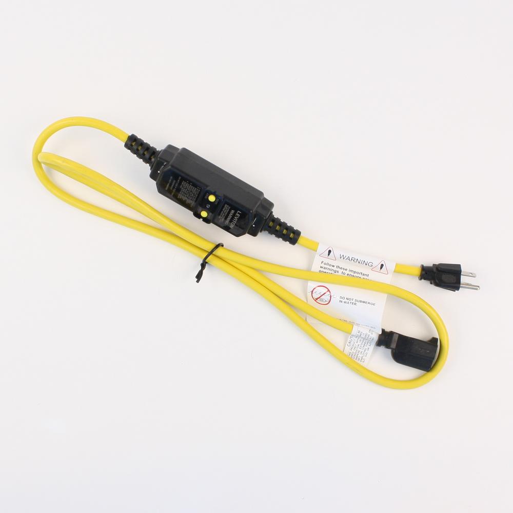 6-Foot Leviton C5851-6GO RG59 Coaxial Cable with Molded on Gold F Connector Plugs on Each End Black