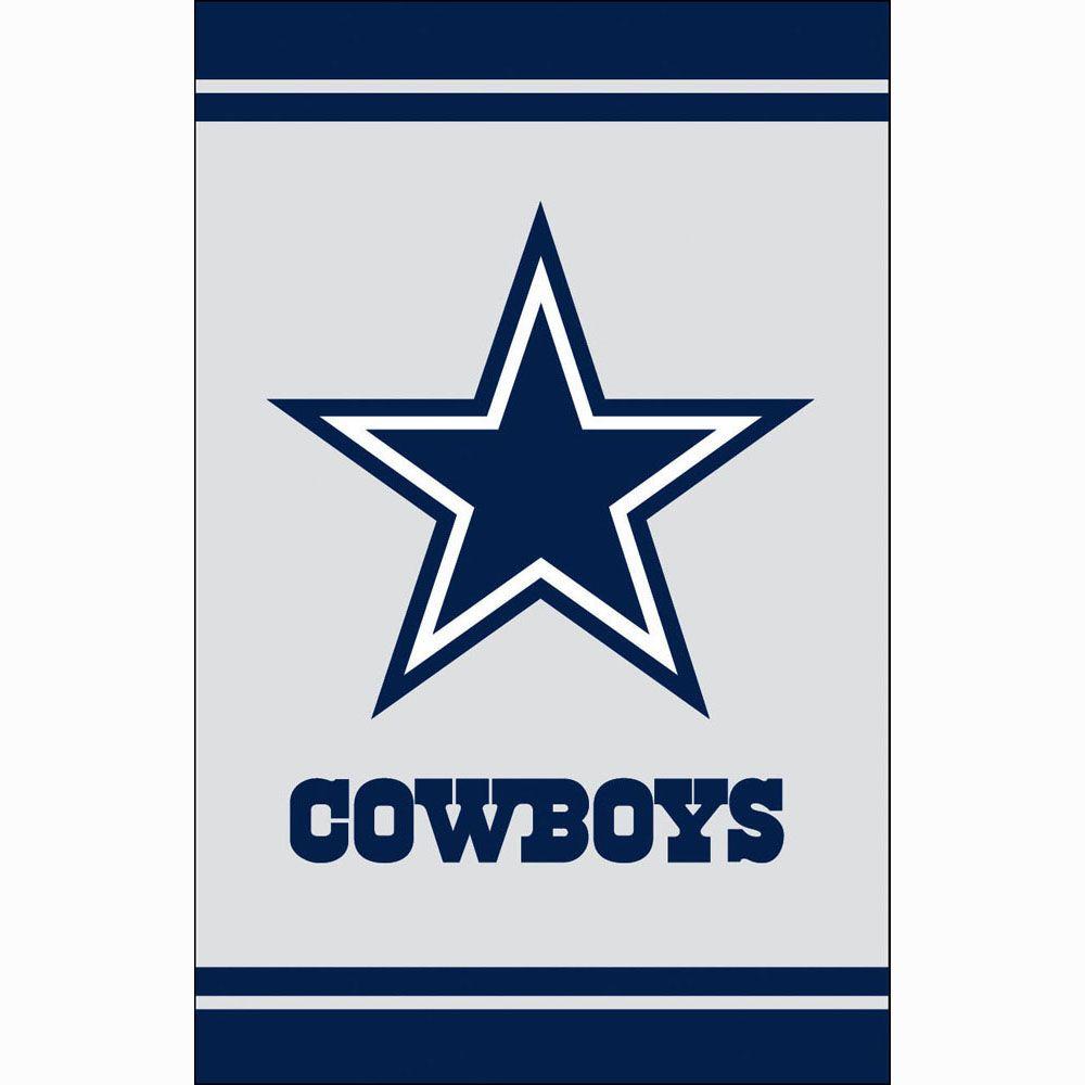 Fan Essentials 1 Ft. X 1-1 2 Ft. Dallas Cowboys 2-sided Fiber Optic 