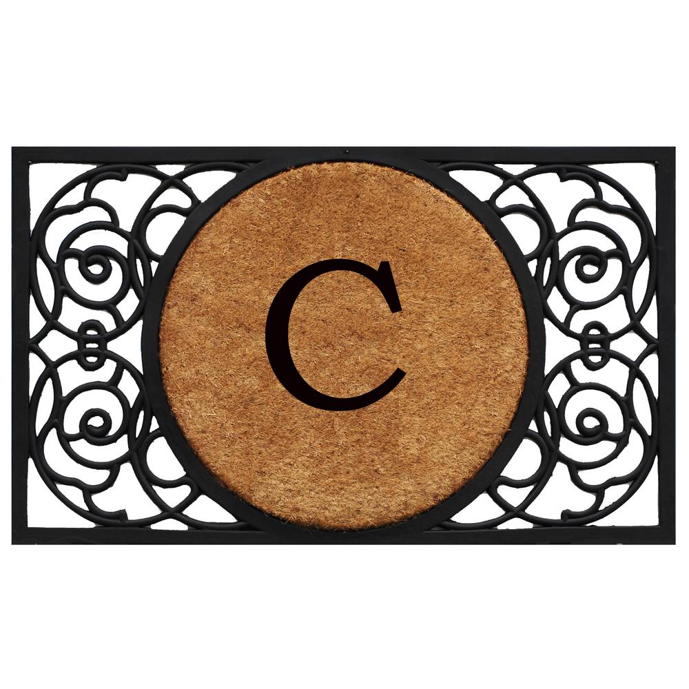 Door Mats The Home Depot Monogram C Door Mat