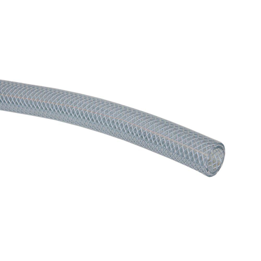 UDP 1/2 in. I.D. x 3/4 in. O.D. x 100 ft. Clear Braided Vinyl Tubing