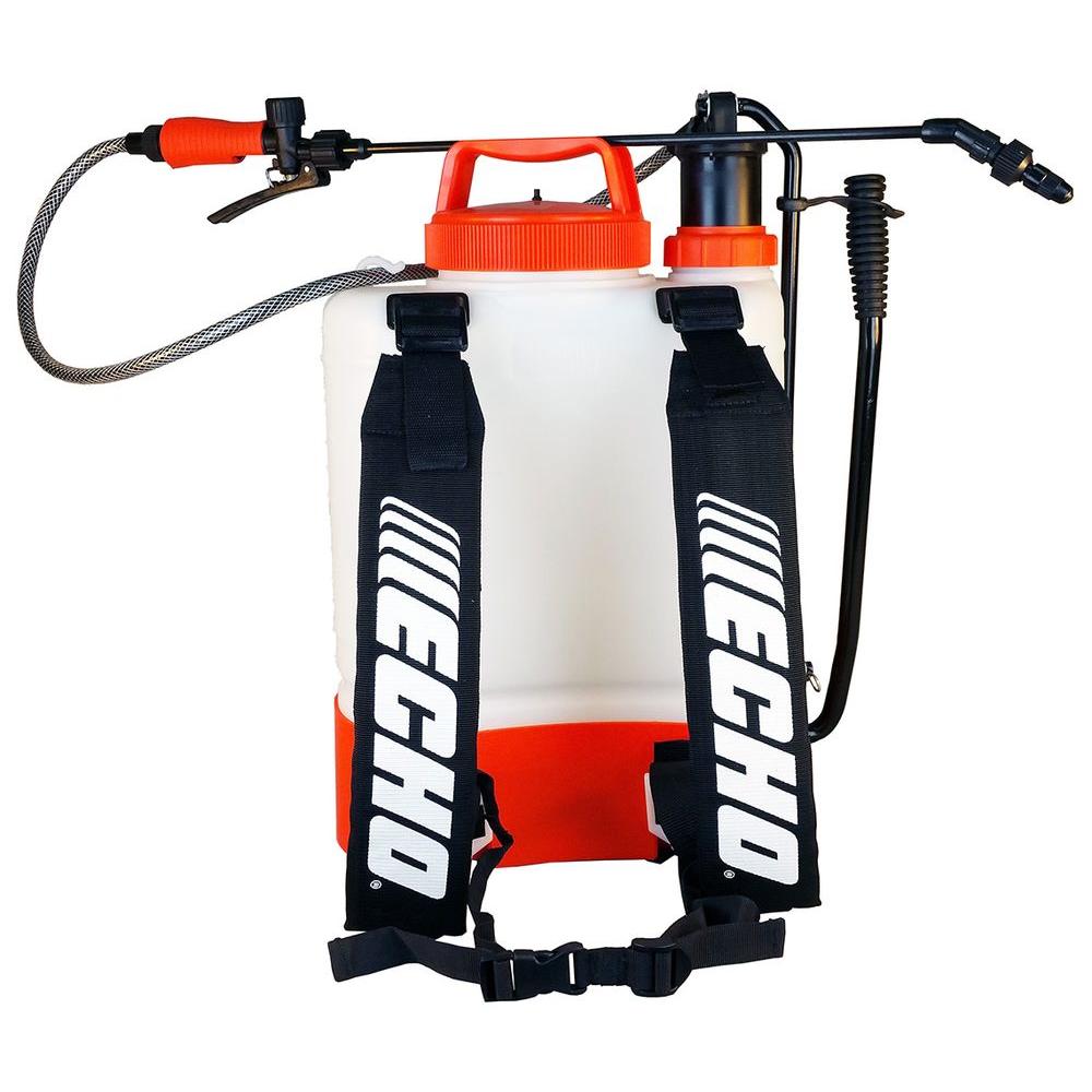 Echo Back Pack Sprayer 4 Gallon Internal Piston Pump 4 Nozzles 