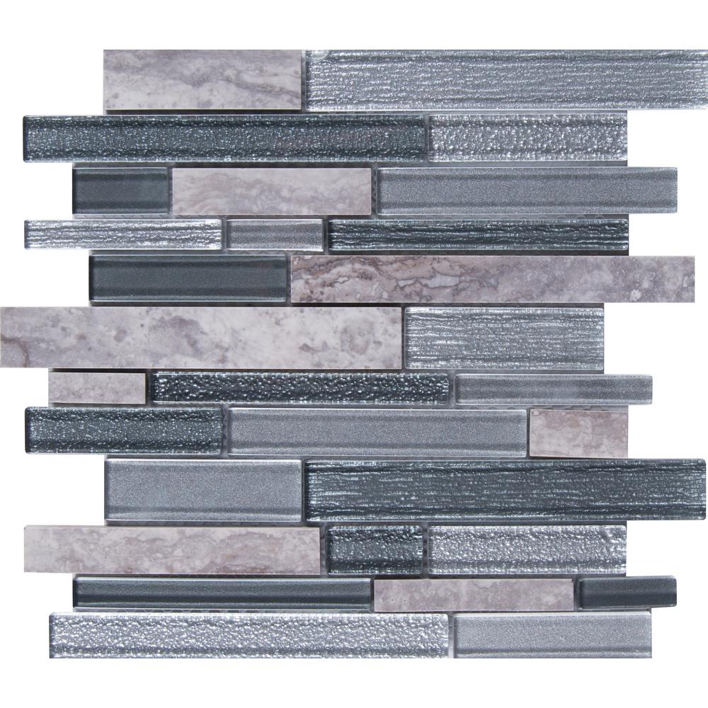 Msi Azurite Interlocking 11 81 In X 8mm Gl Porcelain Msi Azurite Interlocking 11 81 In X 8mm Gl Porcelain Mesh Mounted Mosaic Tile 9 7 Sq Ft Case Glspil Azur8mm The Home Depot
