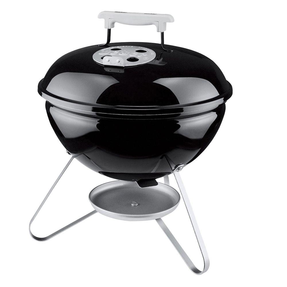 Weber Smokey Joe Portable Charcoal Grill in Black