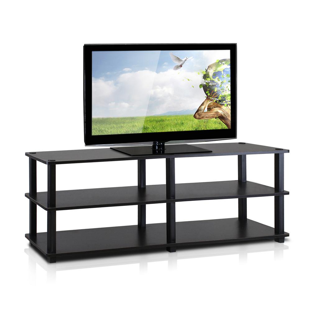 Turn S Espresso 3 Shelf Tv Stand