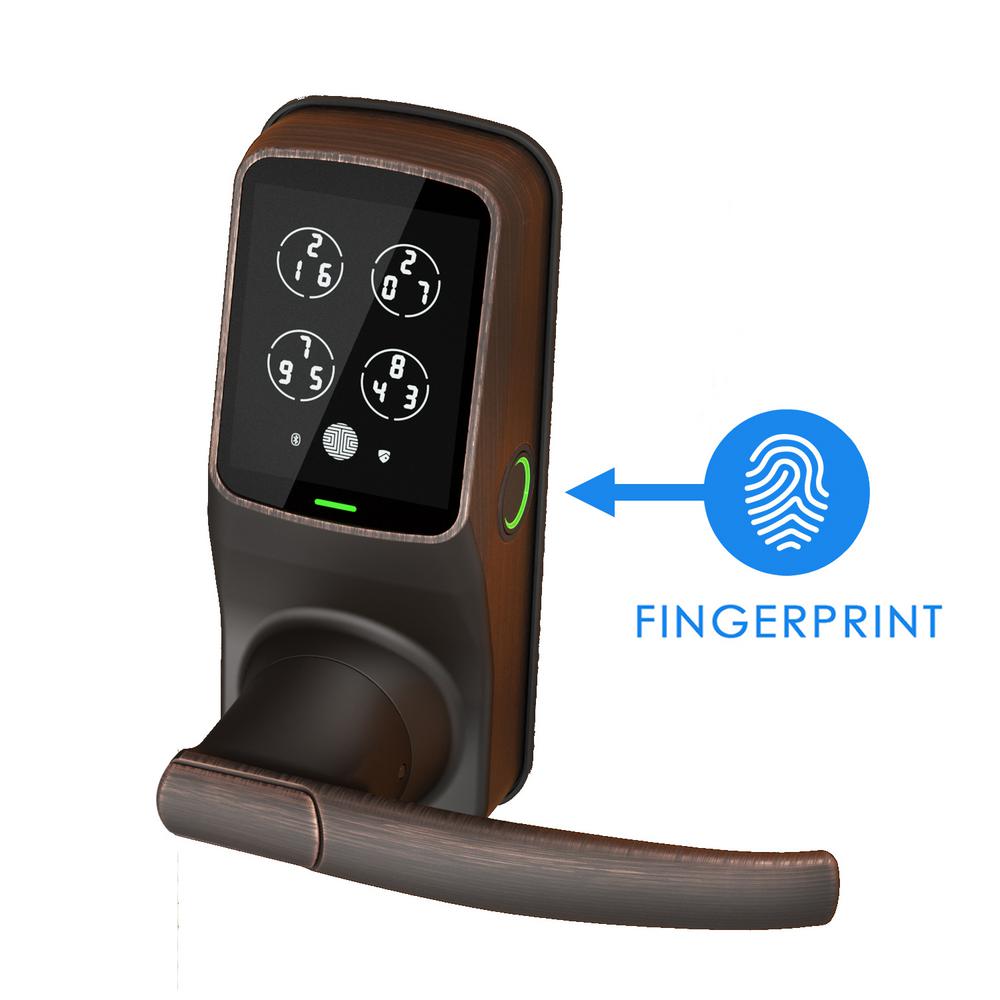 Secure Plus Smart Touchscreen Keypad Door Latch Lock With