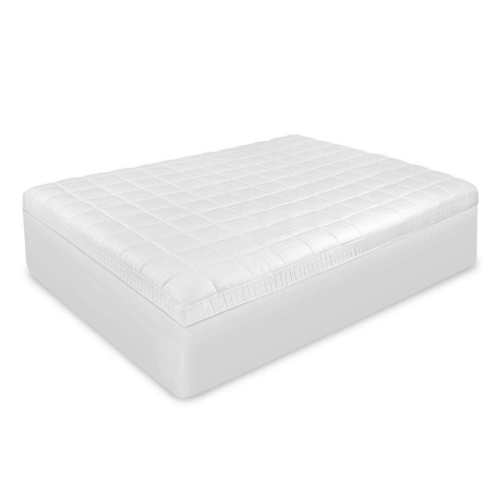 BioPEDIC Luxury EuroTop Antimicrobial California King Mattress Pad