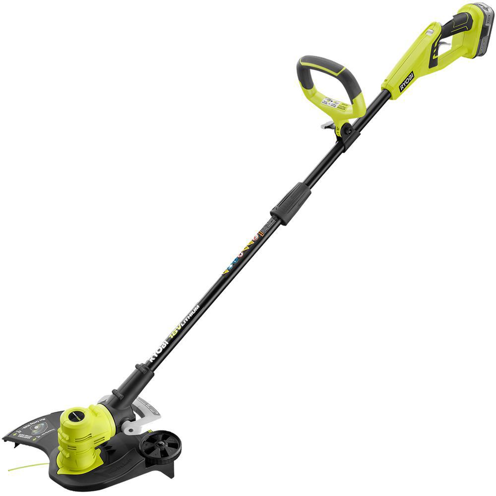 Ryobi 40-Volt Lithium-Ion Cordless String Trimmer/Edger - 2.6 Ah ...