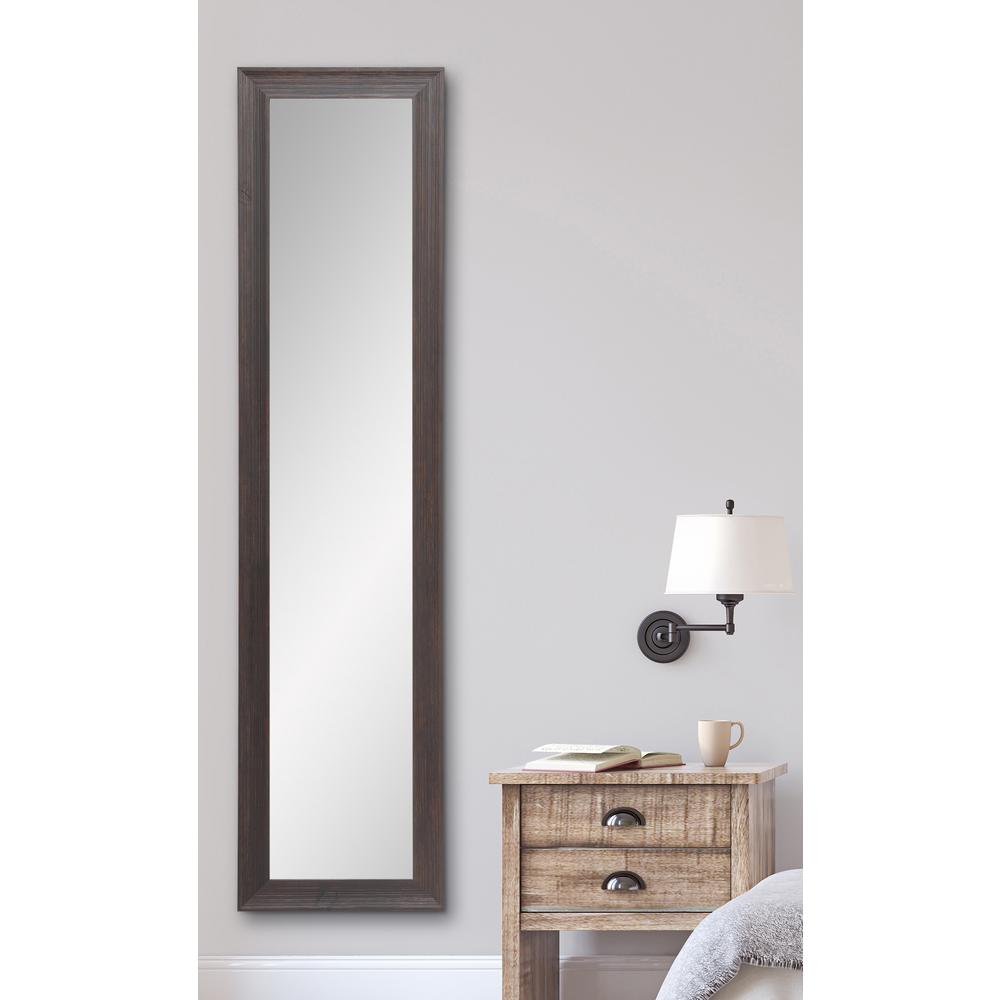Rustic Espresso Full Length Framed Mirror