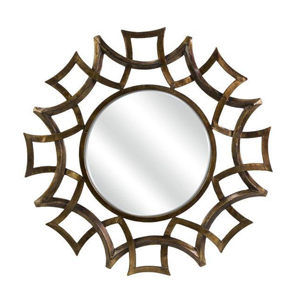 Imax Trans Kylie 37 5 In Dia Mirror 87233 The Home Depot Dia Mirror