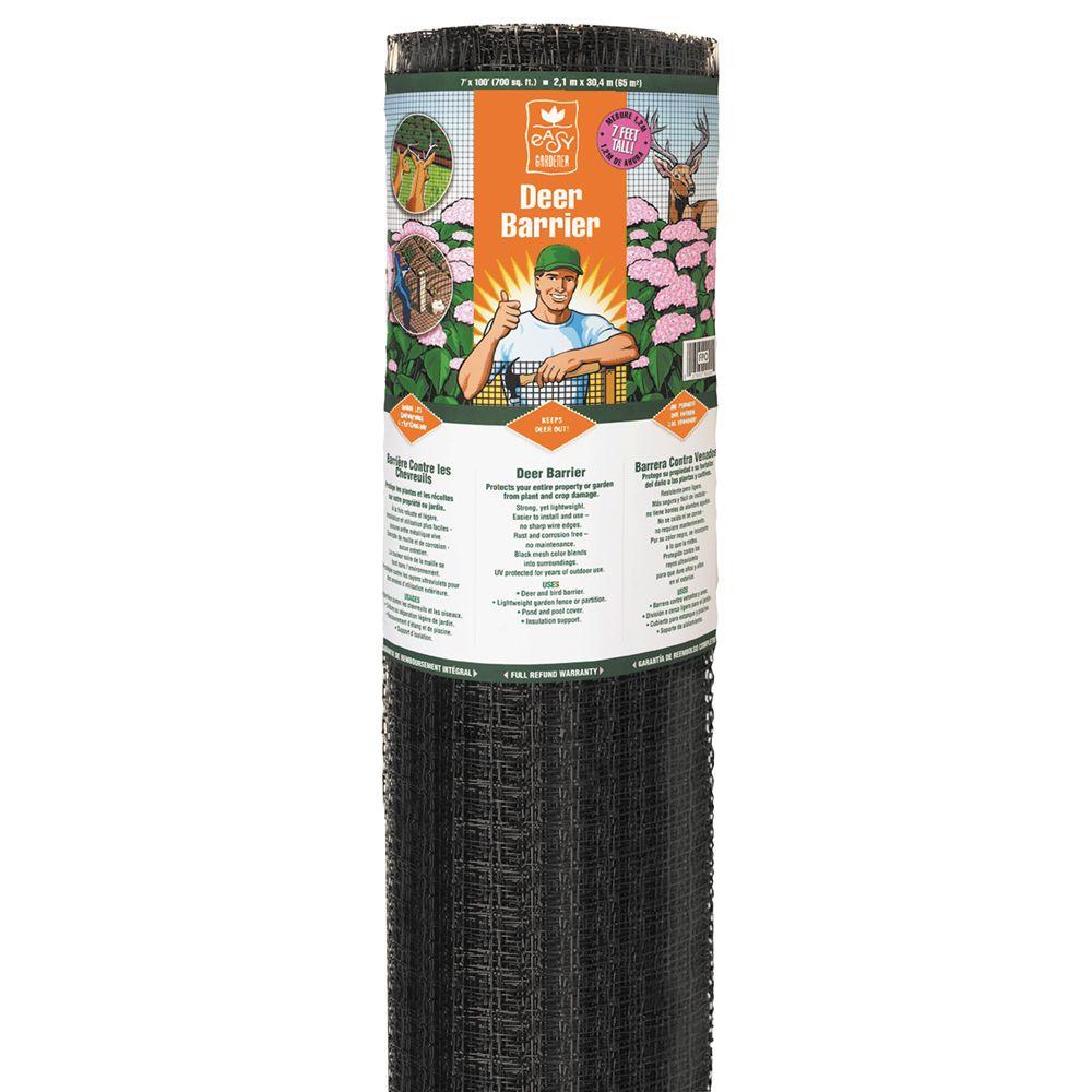 Easy Gardener 7 ft. x 100 ft. Polypropylene Deer BarrierLG400171 The