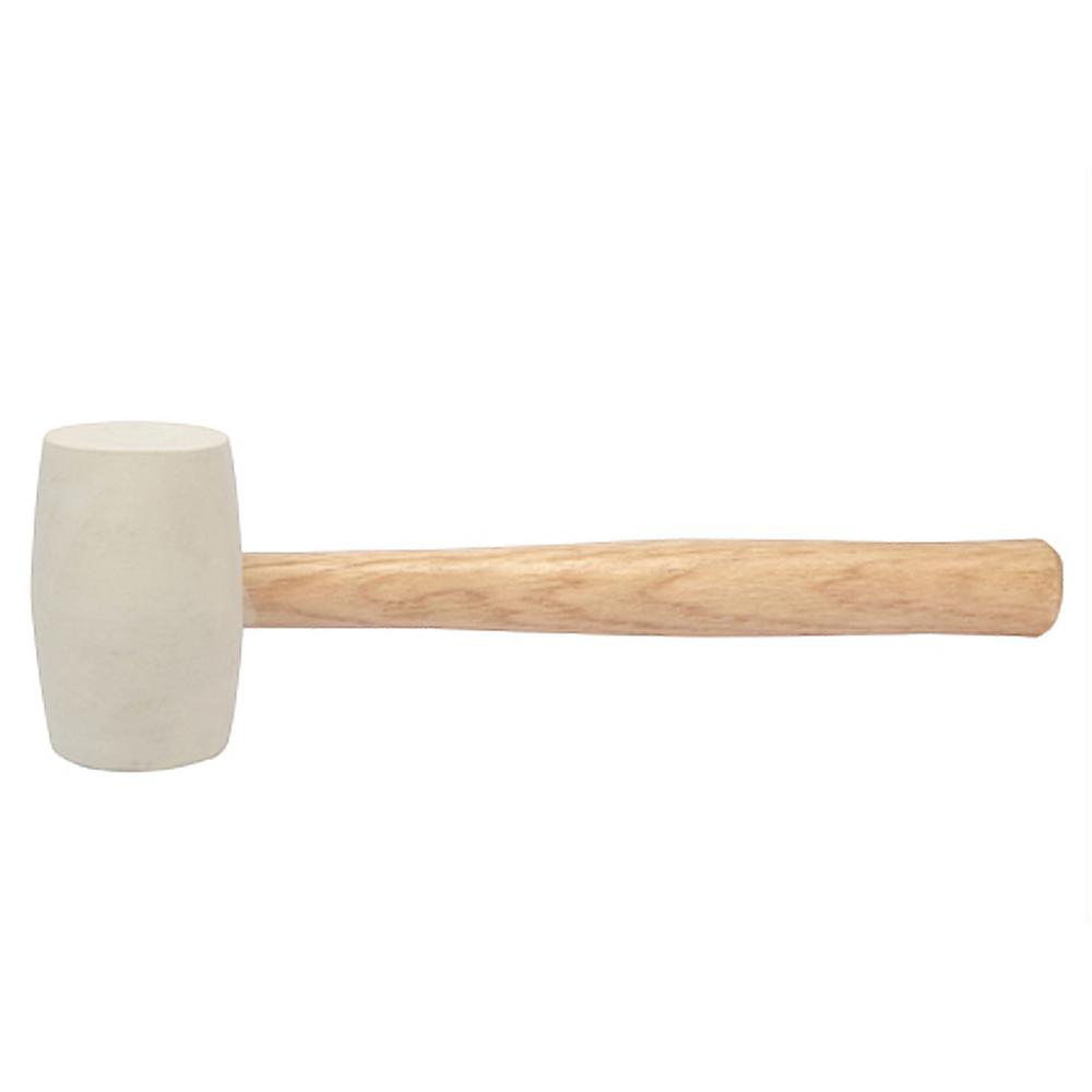 Bon Tool 16 oz. Thrifty White Rubber Mallet with 11 in 