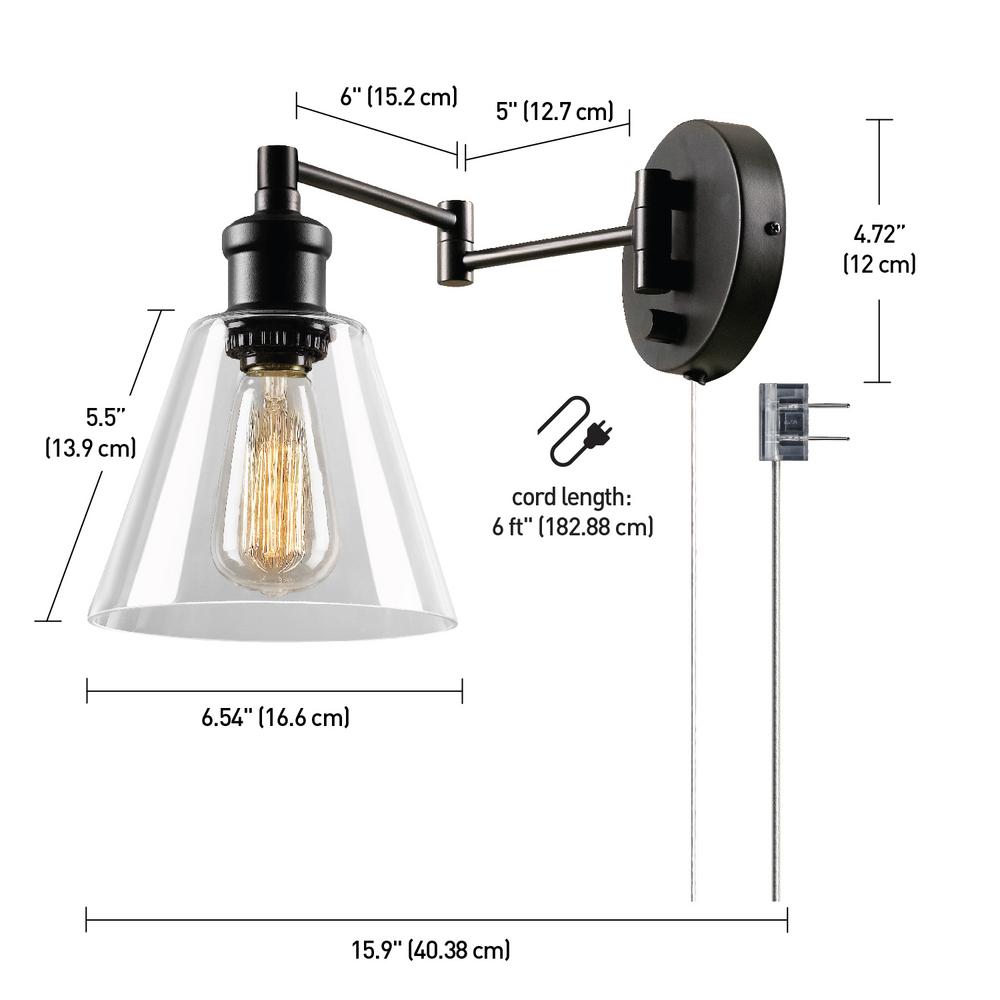 Huis Binnenverlichting Light Dark Bronze Plug In Hardwire Light Dark Bronze Plug In Hardwire