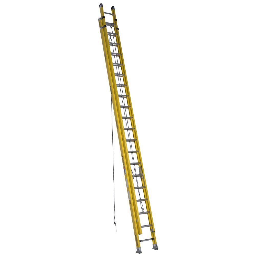 WERNER 40 ft. Aluminum DRung Extension Ladder with 300 lb. Load Capacity Type IA Duty Rating