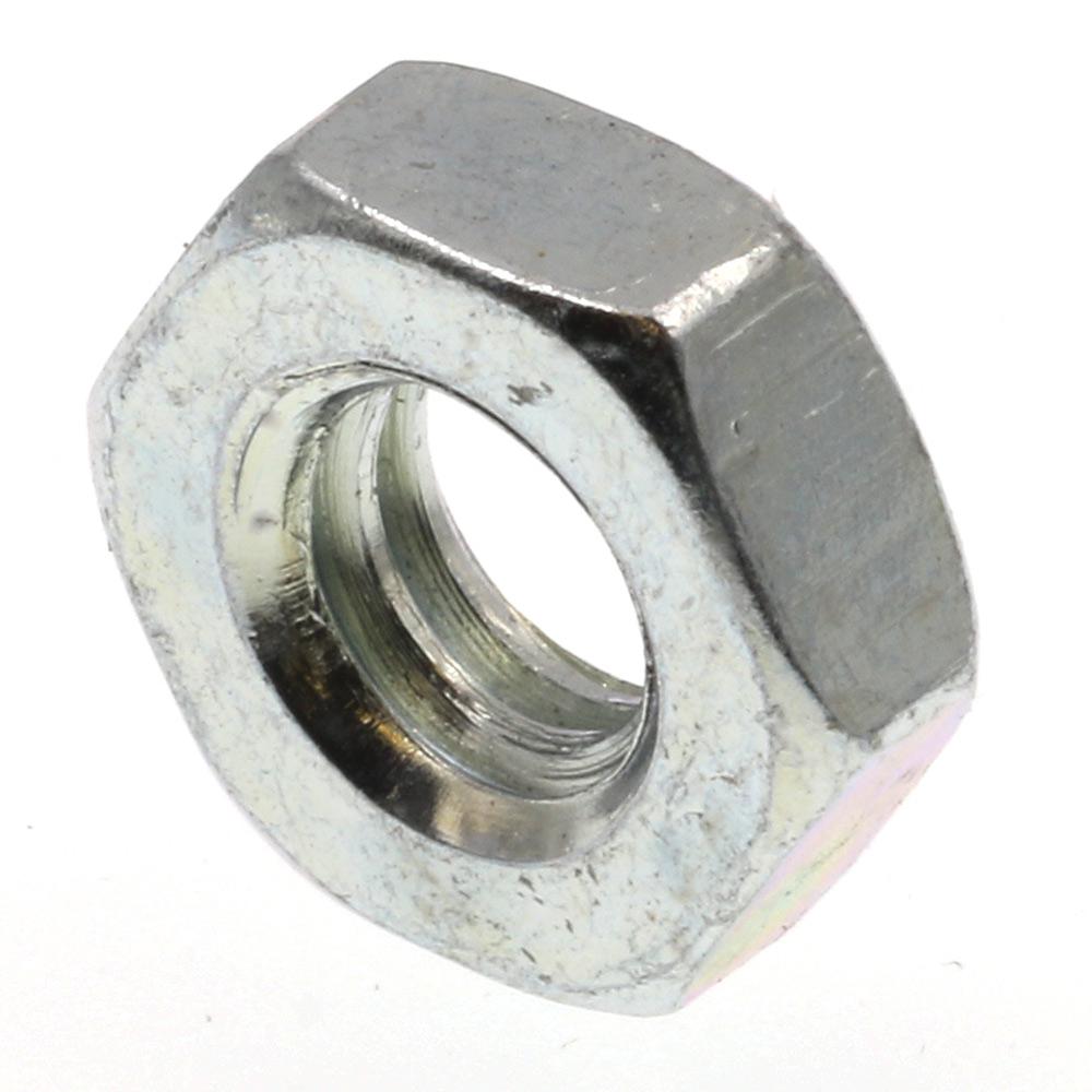 PrimeLine Products 1/4 in.20 A563 Grade A Zinc Plated Steel Hex Jam