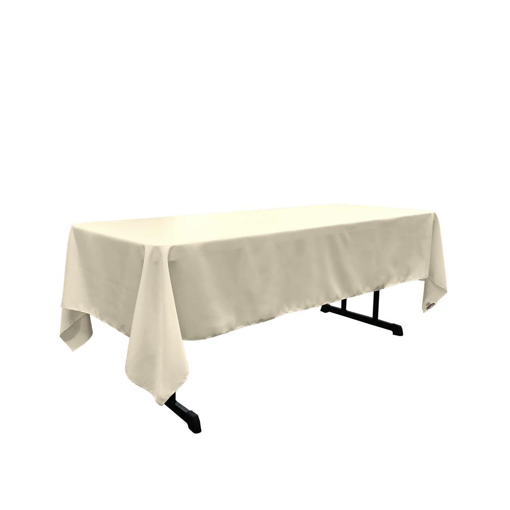 cream linen tablecloth