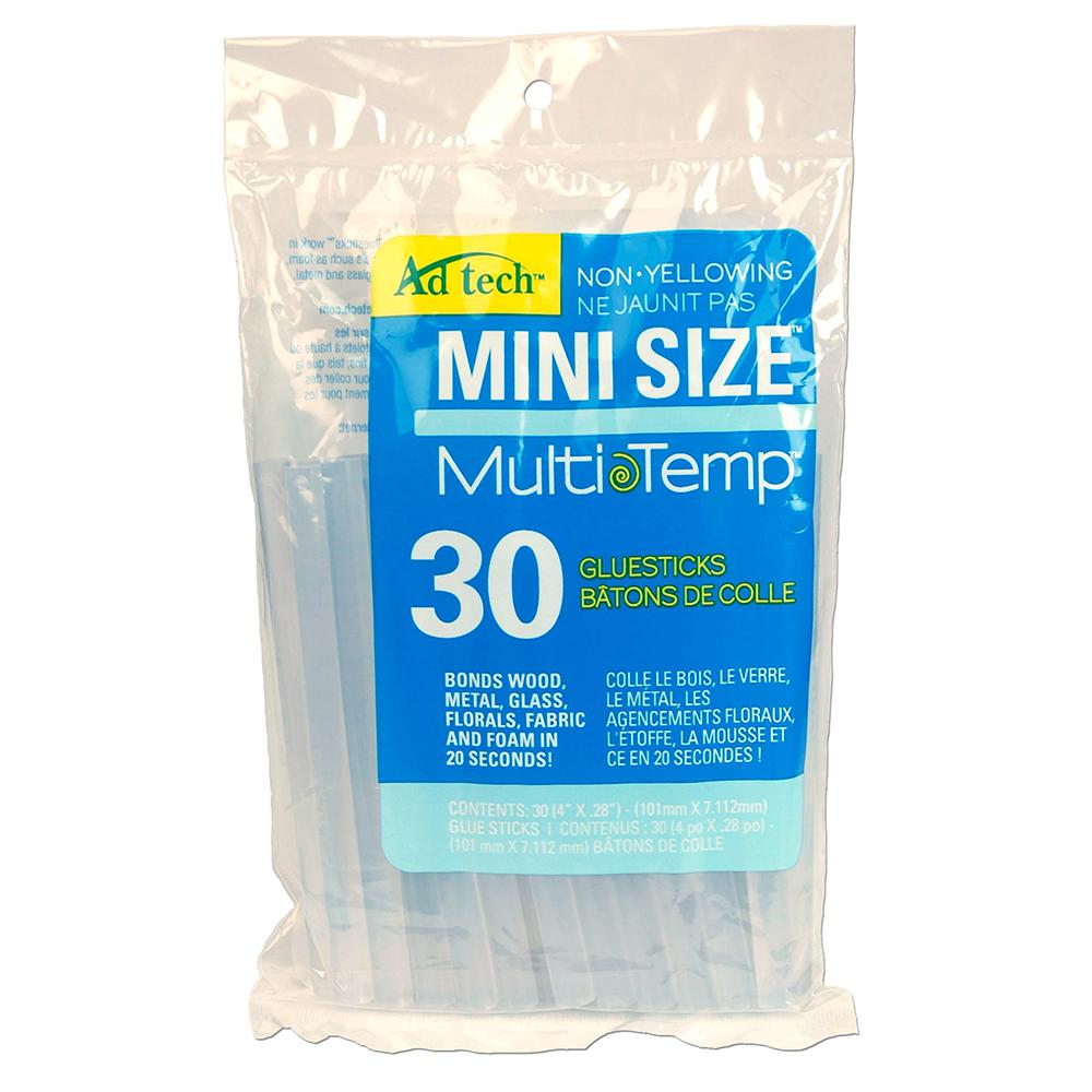 Adtech Mini Size Multi Temp Glue Sticks 30 Count 220 34ZIP30 The   Adtech Adhesives Tape 220 34zip30 64 300 