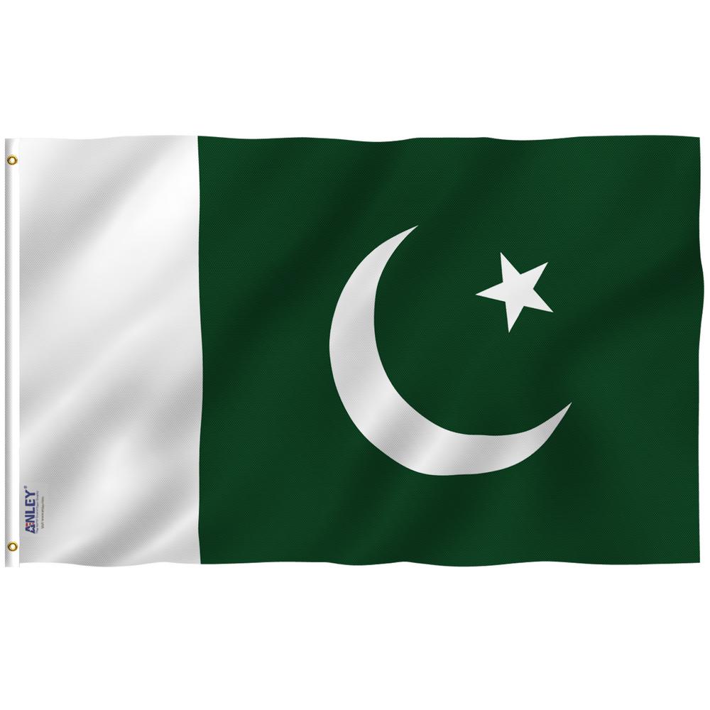 Anley Fly Breeze 3 Ft X 5 Ft Polyester Pakistan Flag 2 Sided