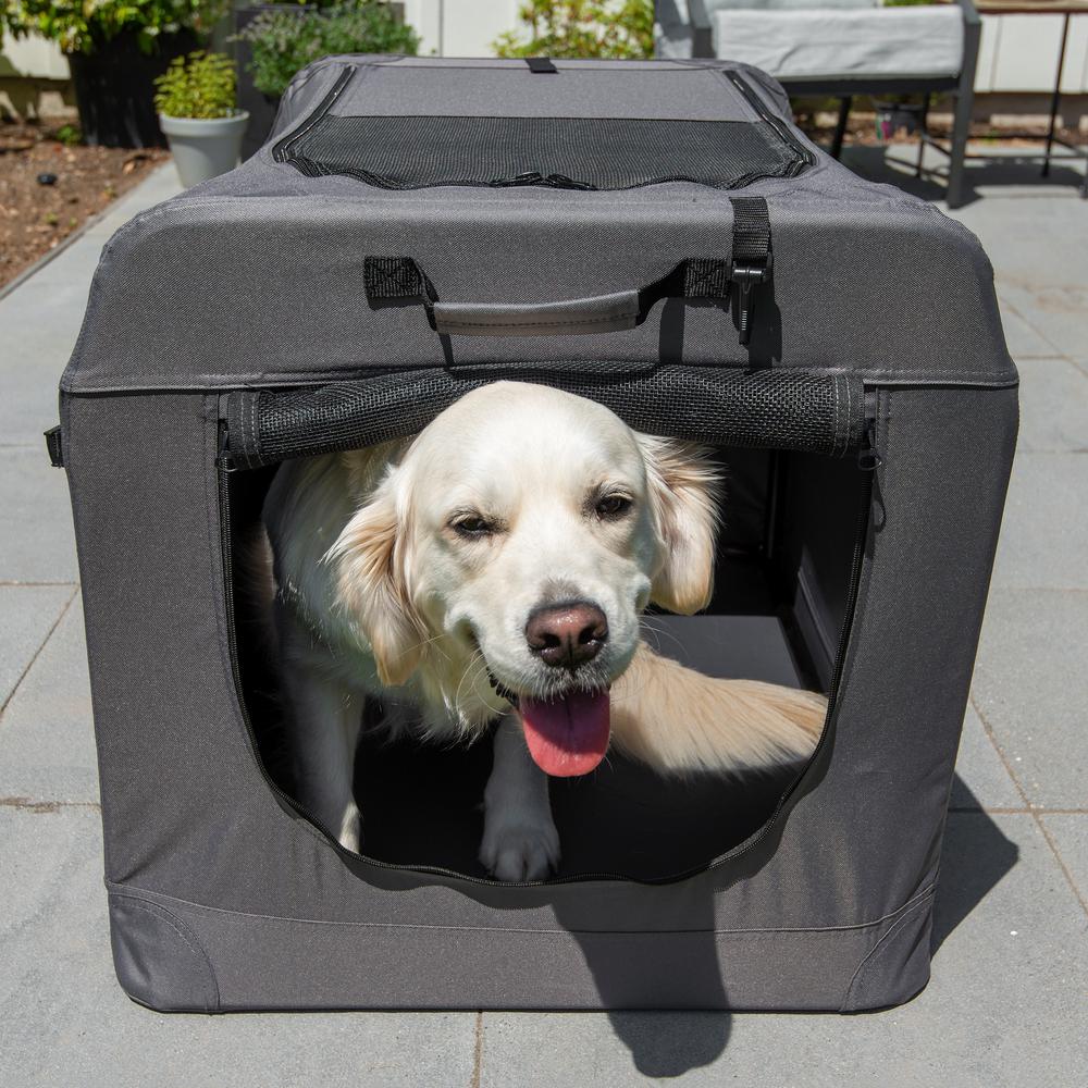 folding portable dog crate