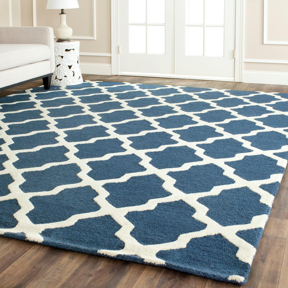 Safavieh Cambridge Navy Blue Ivory 8 Ft X 10 Area Rug Safavieh Cambridge Navy Blue Ivory 8 Ft X 10 Area Rug