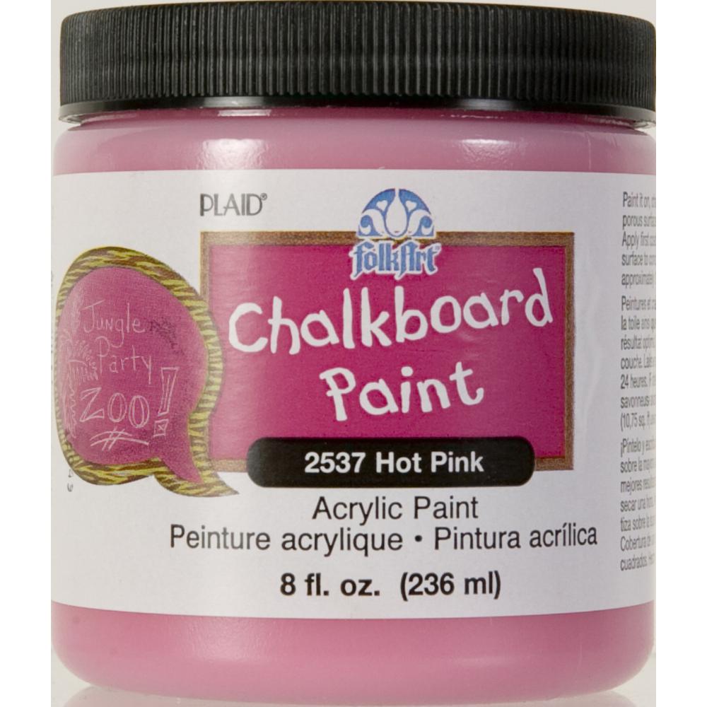 Folkart Hot Pink Chalkboard Paint 2537 The Home Depot Folkart Hot Pink Chalkboard Paint