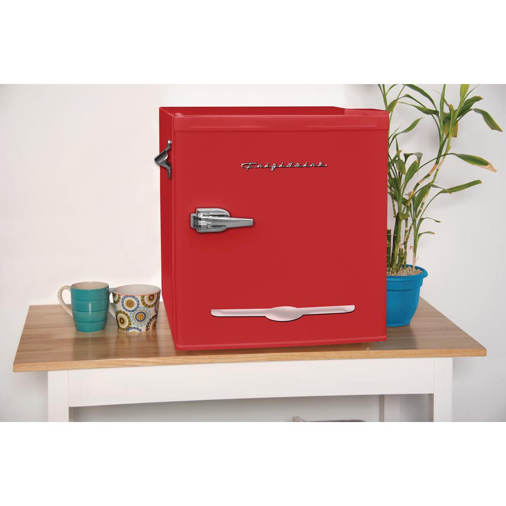 Frigidaire 1 6 Cu Ft Mini Fridge In Red Efr176 Red The Home Depot