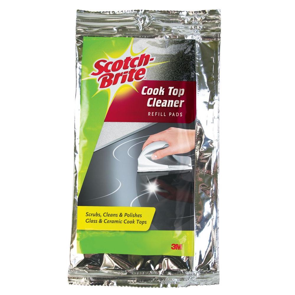 Scotch Brite Cook Top Cleaner Refill 951 Ct The Home Depot Scotch Brite Cook Top Cleaner Refill
