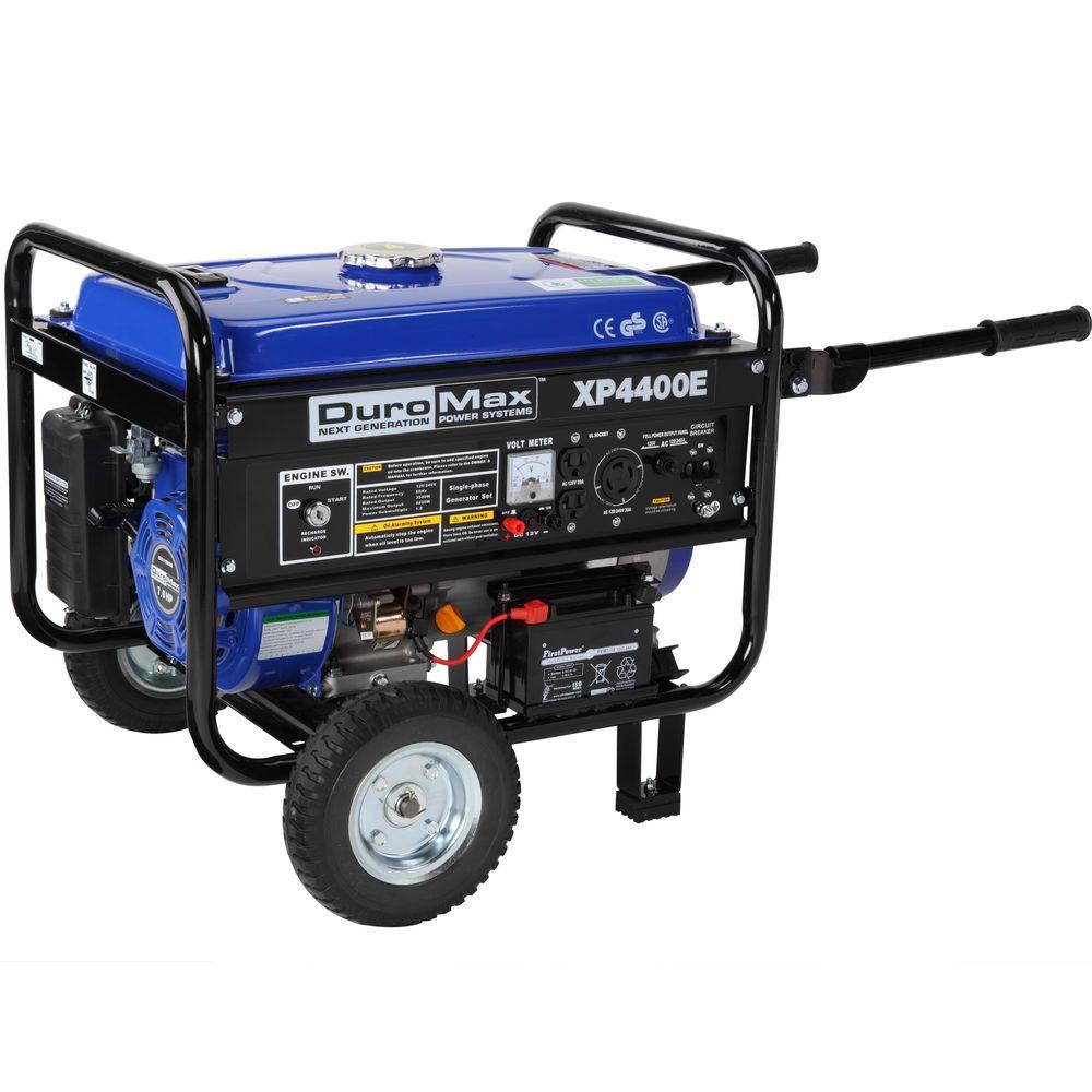 Generator Gas Powered 4400 Watt Electric Start Portable Clean Power