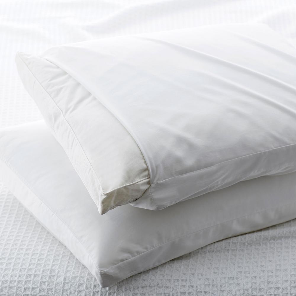 Lucid Zippered Encasement Pillow Protector Waterproof Set Of 2
