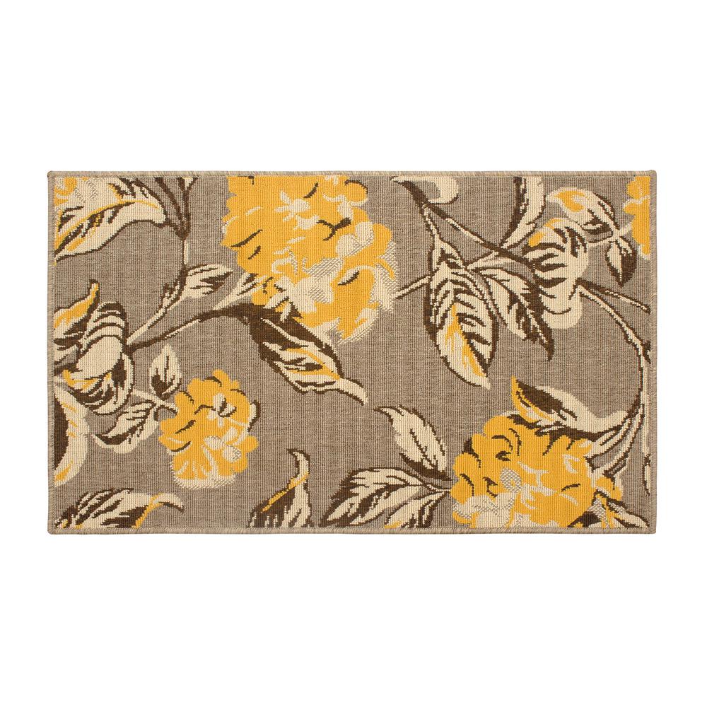 Laura Ashley Hydrangea Chamomile 8 Ft X 5 Indoor Outdoor Area Rug