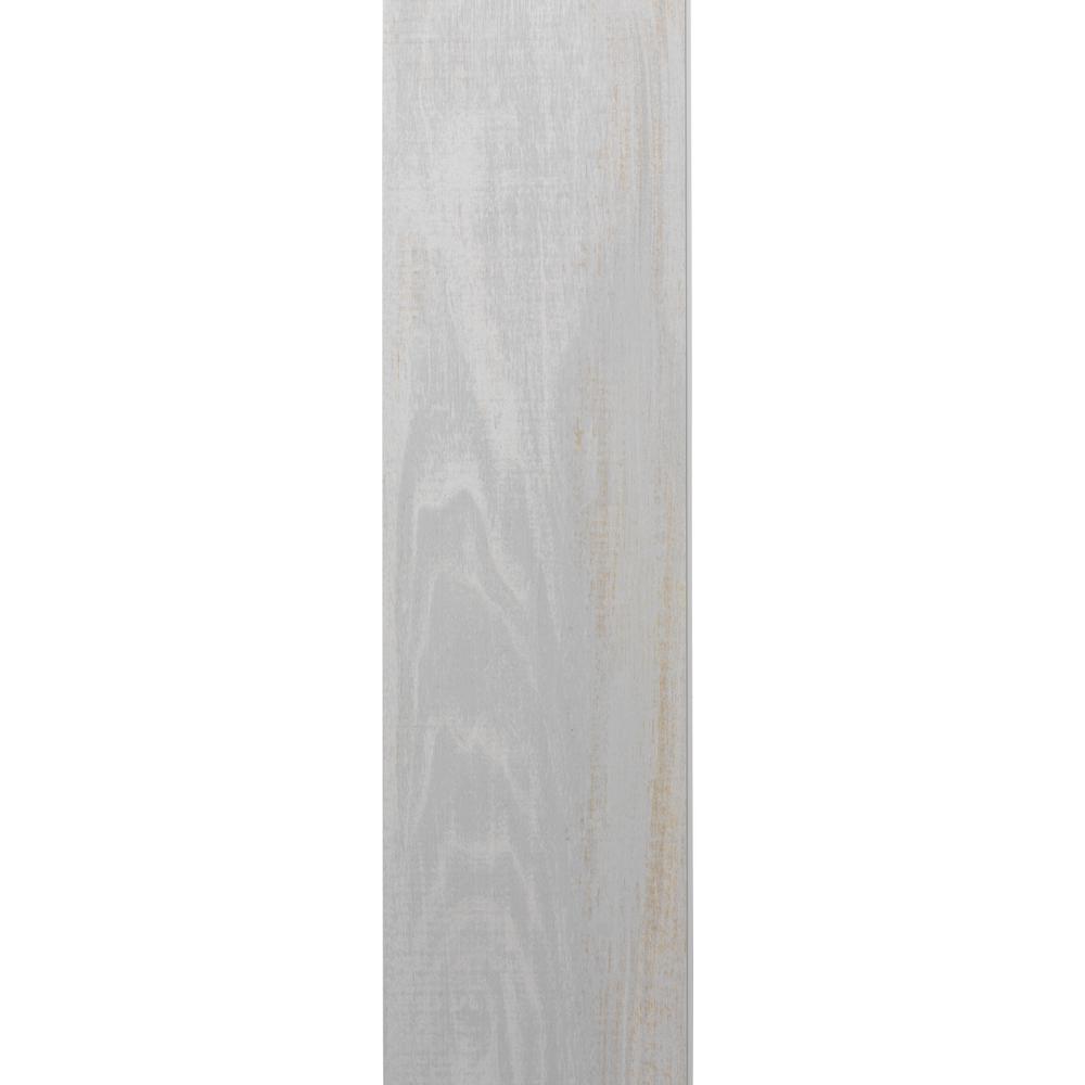 Grosfillex Element Wood 1/4 in. x 6 in. x 48 in. White Resin Decorative
