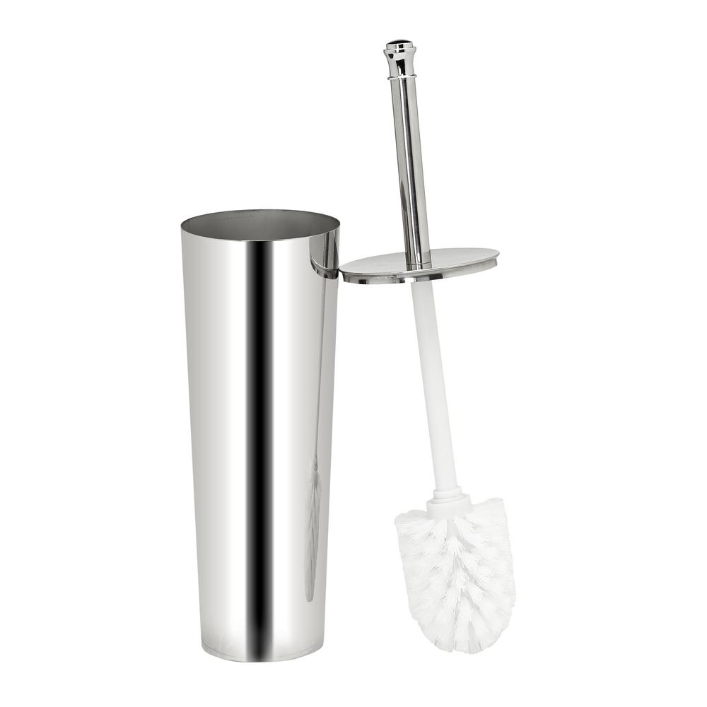 Bath Bliss Stainless Steel Casting Toilet Brush with Tapered Tulip Tip