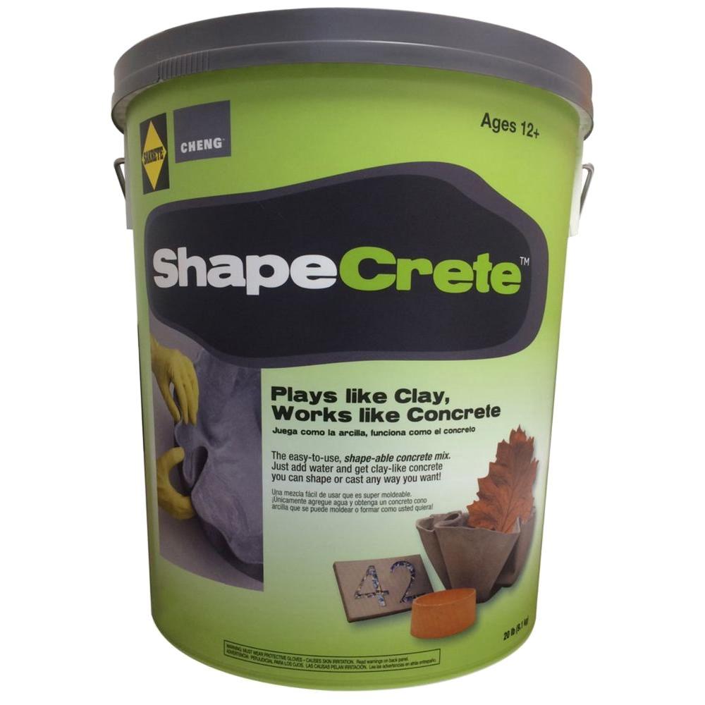 Mortar Cement Concrete Mix Masonry The Shapecrete 20 Lb Shape Able Concrete Mix