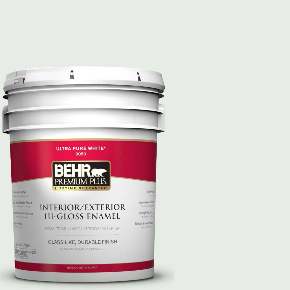 BEHR Premium Plus 5gal. BWC19 Queen Anne's Lace HiGloss Enamel