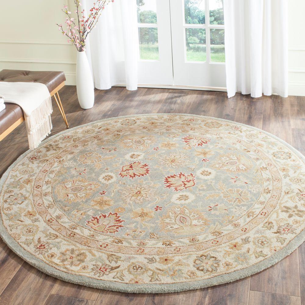 nuLOOM Shag Grey 8 ft. x 8 ft. Round Area RugOZSG02G808R The Home Depot