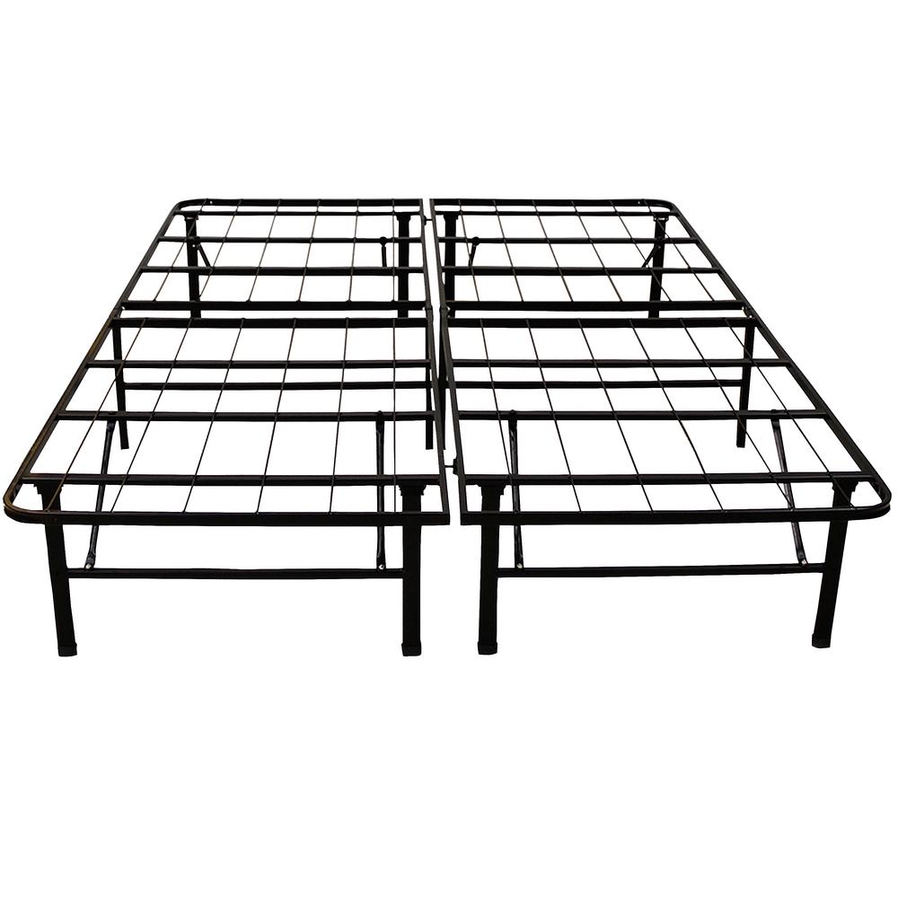 Hercules KingSize 14 in. H Heavy Duty Metal Platform Bed Frame1250015060 The Home Depot