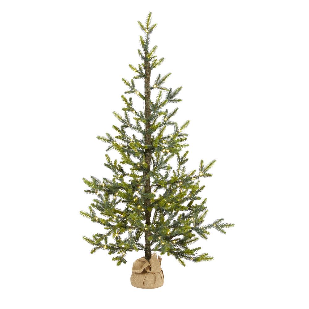Nearly Natural 4 ft. PreLit Fraser Fir Natural Look Artificial