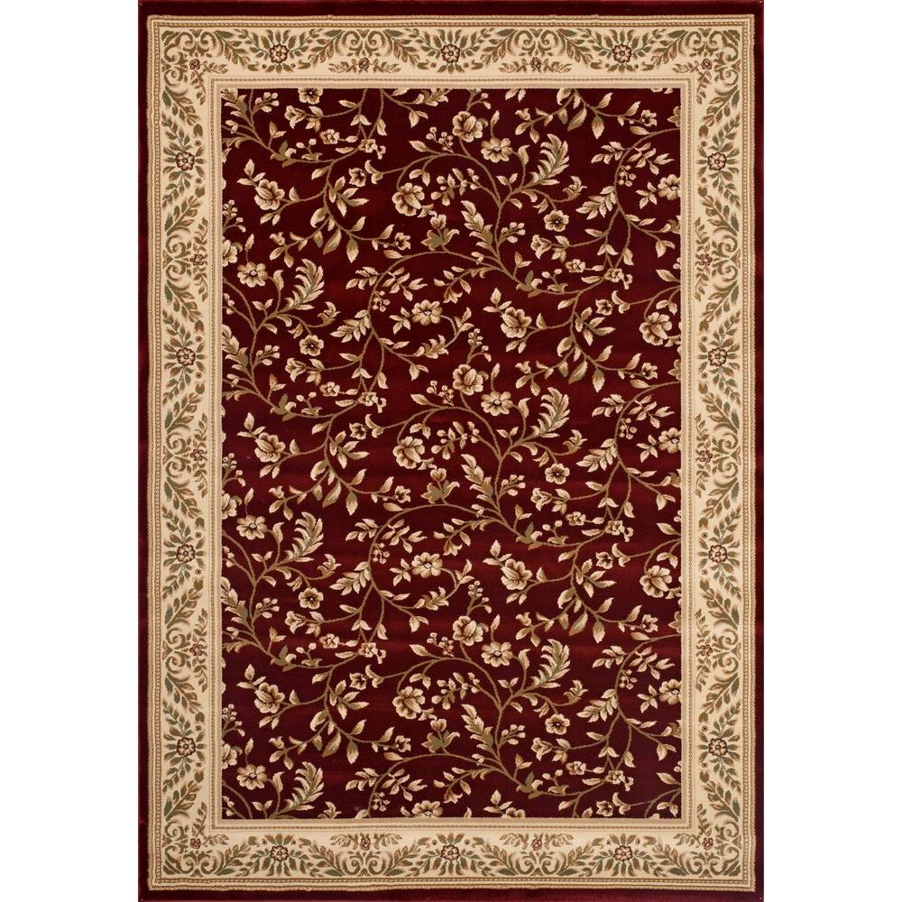 World Rug Gallery Manor House Red Fl 7 Ft 10 In X 2 World Rug Gallery Manor House Red Fl 7 Ft 10 In X