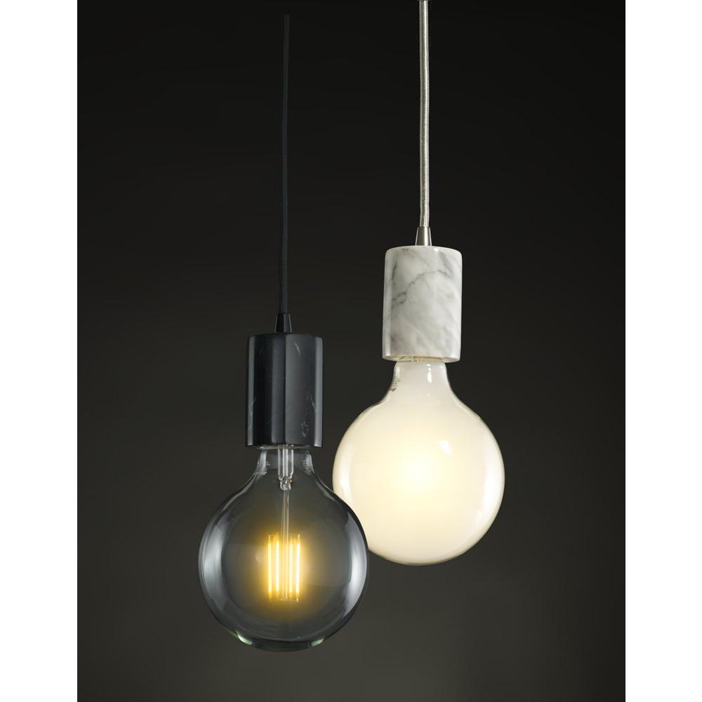 Bulbrite 1 Light White Natural Marble Pendant Socket And Canopy With Led 7w G40 Filament Bulb 810105 The Home Depot - Light Bulb Pendant Socket Bulbrite 1 Light White Natural Marble Pendant Socket And Canopy With Led 7w G40 Filament Bulb 810105 The Home Depot - Light Bulb Pendant Socket