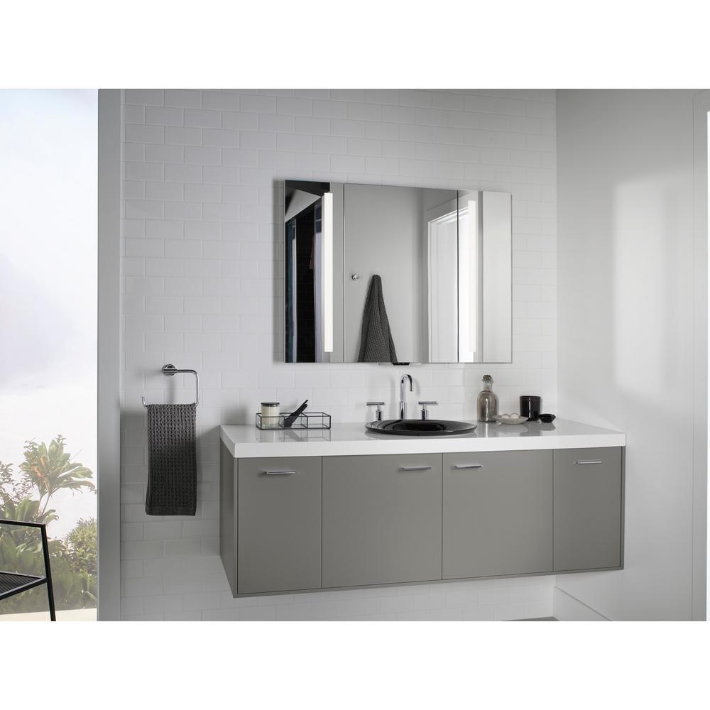 Kohler Verdera 40 In W X 33 H Frameless Wall Mirror With Alexa K 99573 Vlan Na The Home Depot Kohler Verdera 40 In W X 33, Kohler Led Bathroom Mirror