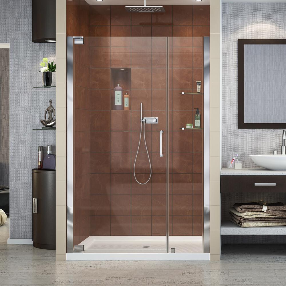 Dreamline Elegance 40 3 4 In To 42 3 4 In X 72 In Semi