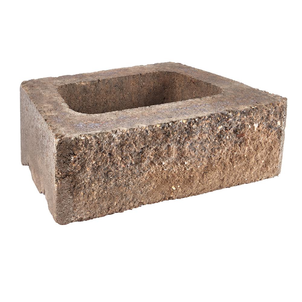 Pavestone ProMuro 6 in. x 18 in. x 12 in. Charcoal/Tan Concrete