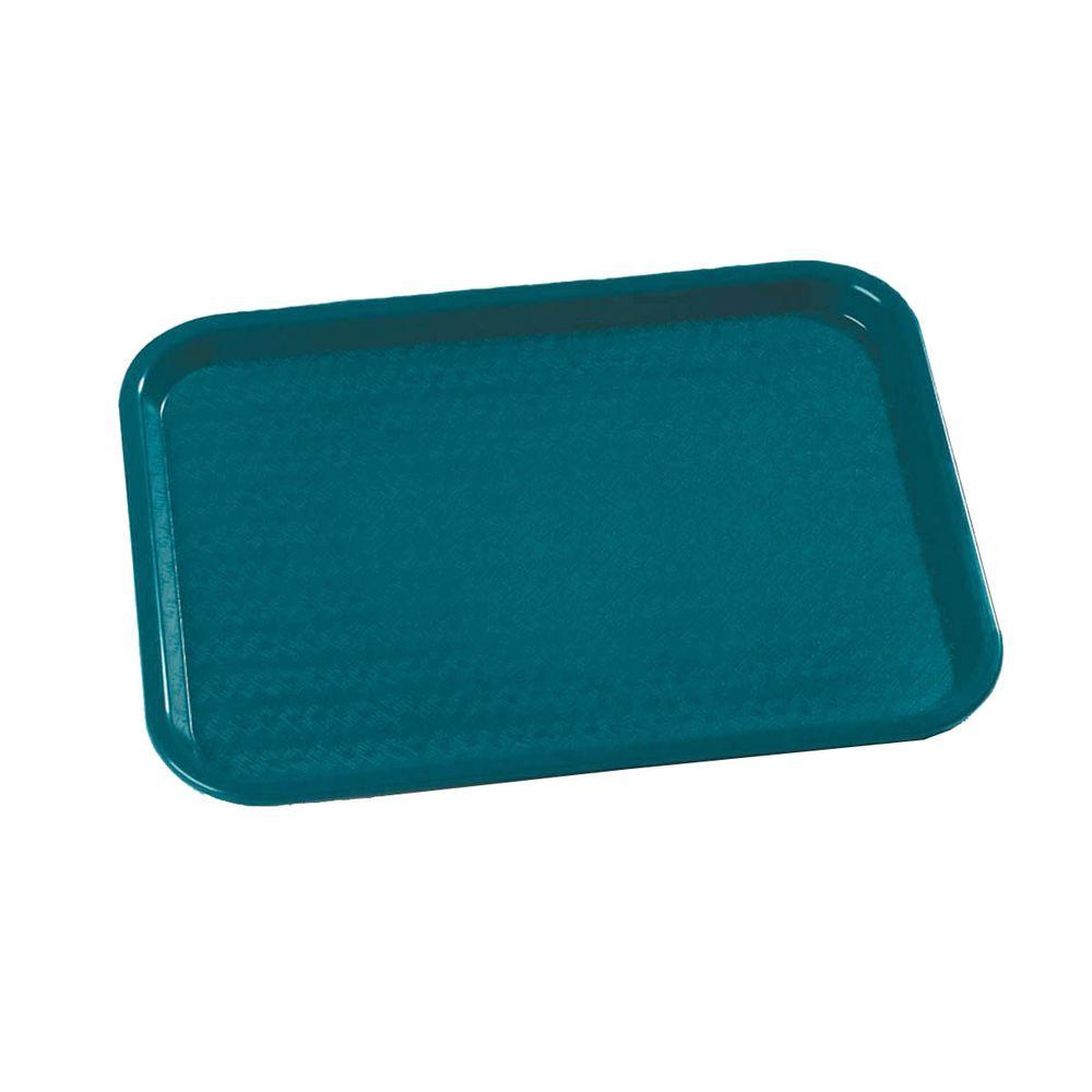 teal serving platters