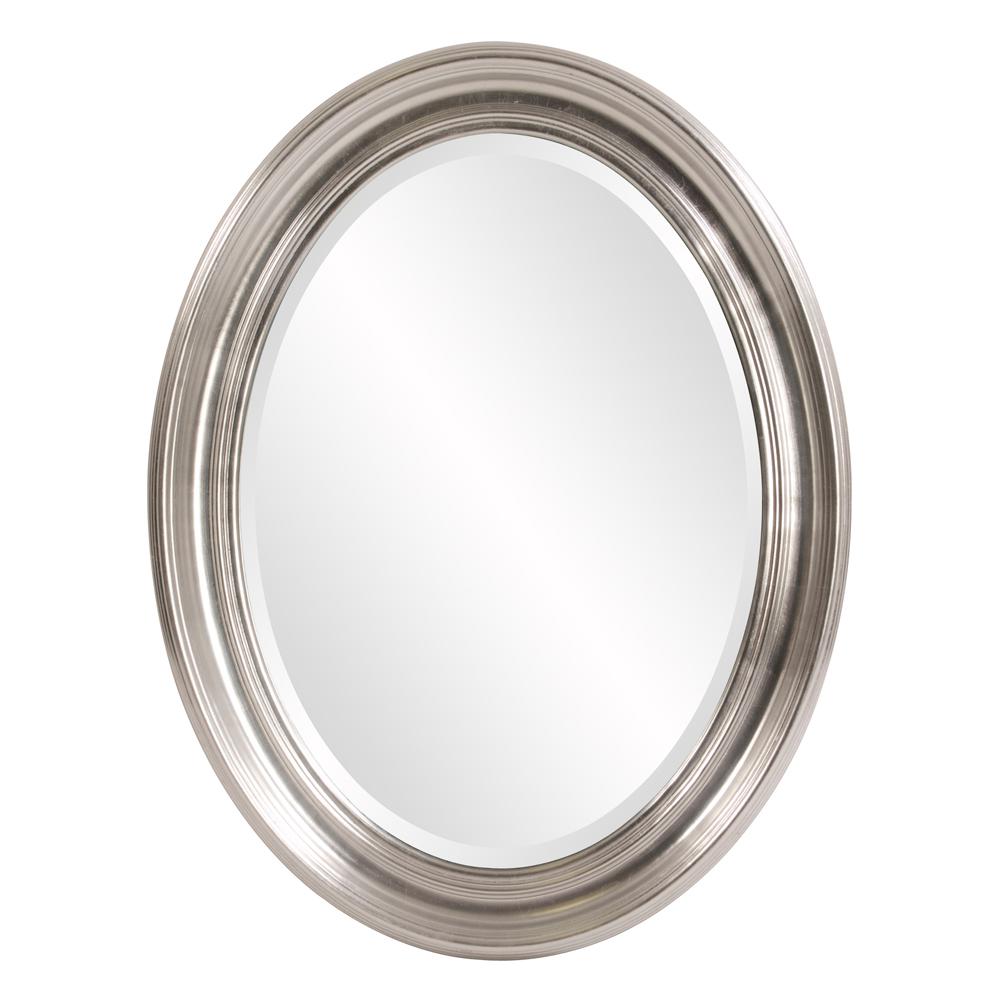 Sterling Oval Silver Mirror-56176 - The Home Depot